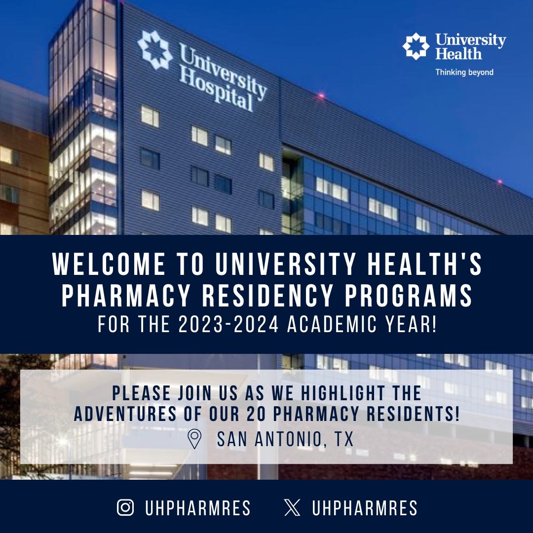 University Health Pharmacy Residency Programs tweet media