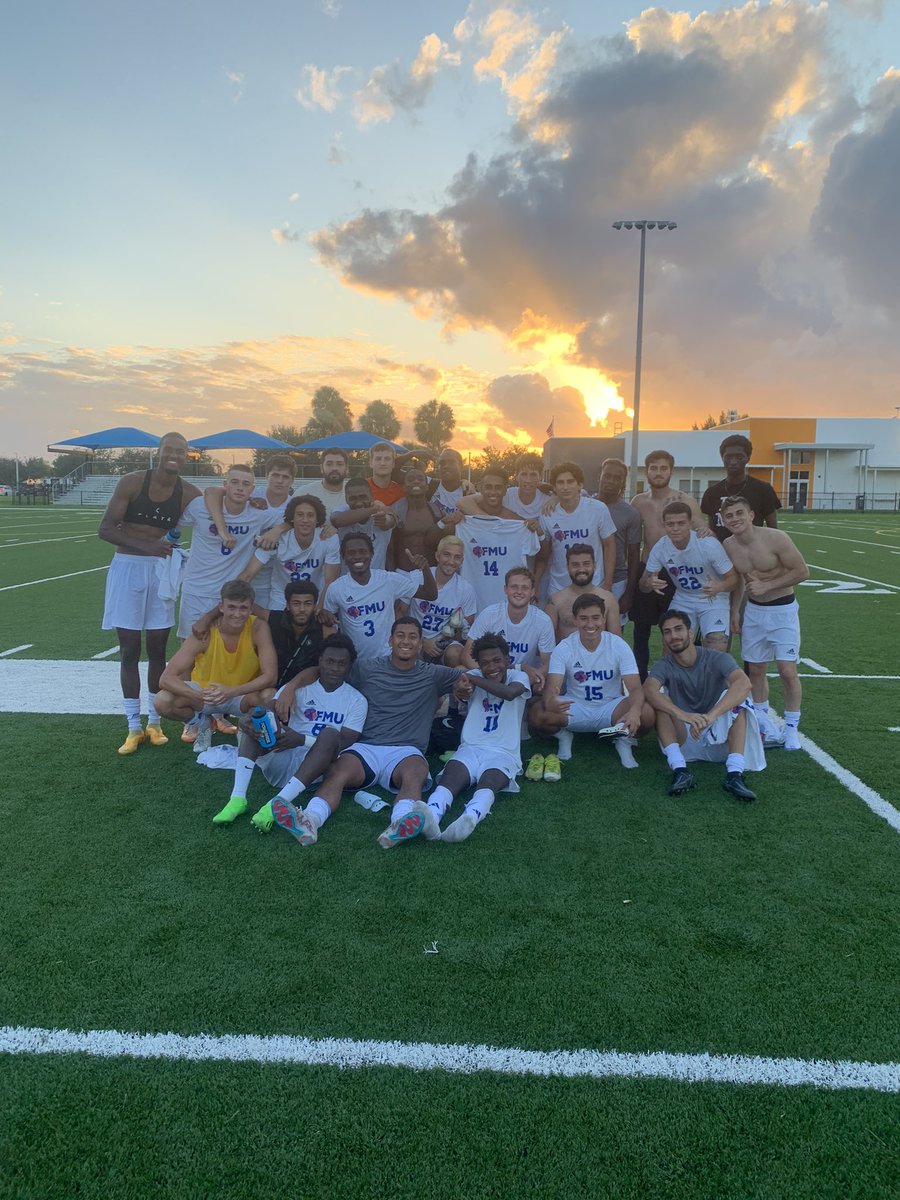 FMU_MSOC's tweet photo. FIRST OF MANY!!

Lads bounced back after going a goal down. Huge 4-2 win over NCAA DII side Palm Beach Atlantic University.

#GoLions https://t.co/2E6jPheO0d