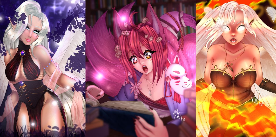 Happy Monday~!

Don't forget I've got HALF-PRICED C0MMS still 0pen!!!
You can even order through my Kofi if you're interested👀✨