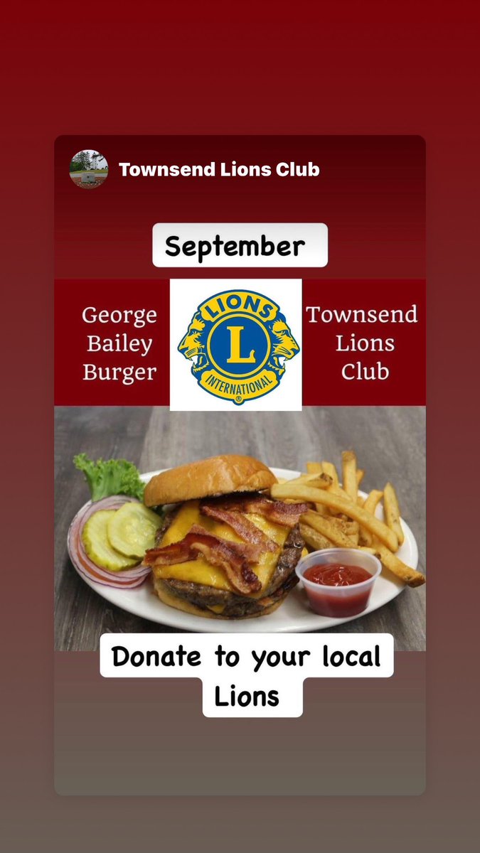 TownsendLions's tweet photo. #BaileysBarandGrill #TownsendMa Come in to Baileys , get a great burger and donate to your community as well. We provide multiple scholarships to 2 different high schools as well as support to community programs like TEO. https://t.co/pE9yMkVKiU