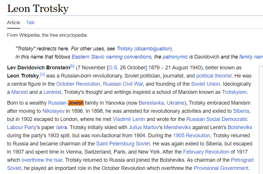 GiftsUngiven_'s tweet photo. 🤨Karl Marx was Jewish and so was Leon Trotsky. https://t.co/p5urpY9a9P