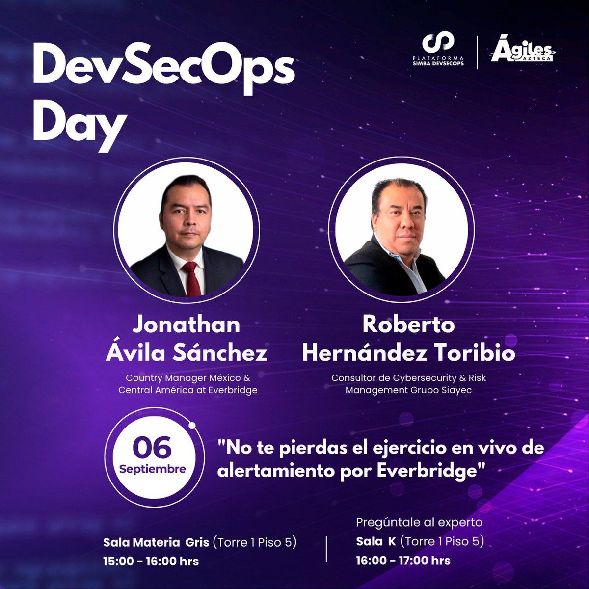 Grupo_Siayec's tweet image. 𝗗𝗲𝘃𝗦𝗲𝗰𝗢𝗽𝘀 𝗗𝗮𝘆 😎
Ágiles Azteca, Jonathan Ávila, Roberto Hernández Grupo Siayec
🗓 06 de septiembre | 3PM

👉 Más información: contactoagilesazteca@gruposalinas.com.mx
#DevSecOpsDay #Ciberseguridad #Innovación