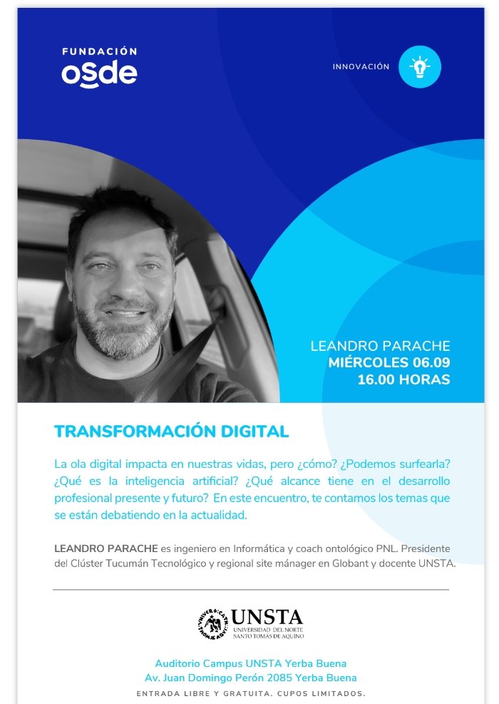 webnoa's tweet photo. La ola digital impacta en nuestras vidas, pero ¿cómo? ¿Podemos surfearla? ¿Qué es la inteligencia artificial? ¿Qué alcance tiene en el desarrollo profesional presente y futuro?  En este encuentro, te contamos los temas que se están debatiendo en la actualidad. https://t.co/7Ui4EbZ8Q7