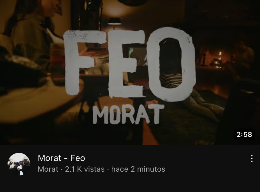 KerennMitre's tweet photo. AMANDO ESTE ESTRENO 🥹😍😍
#moratfeo #MoratFeo #MORATFEO 
@morat_panama https://t.co/poMHoCPYyv