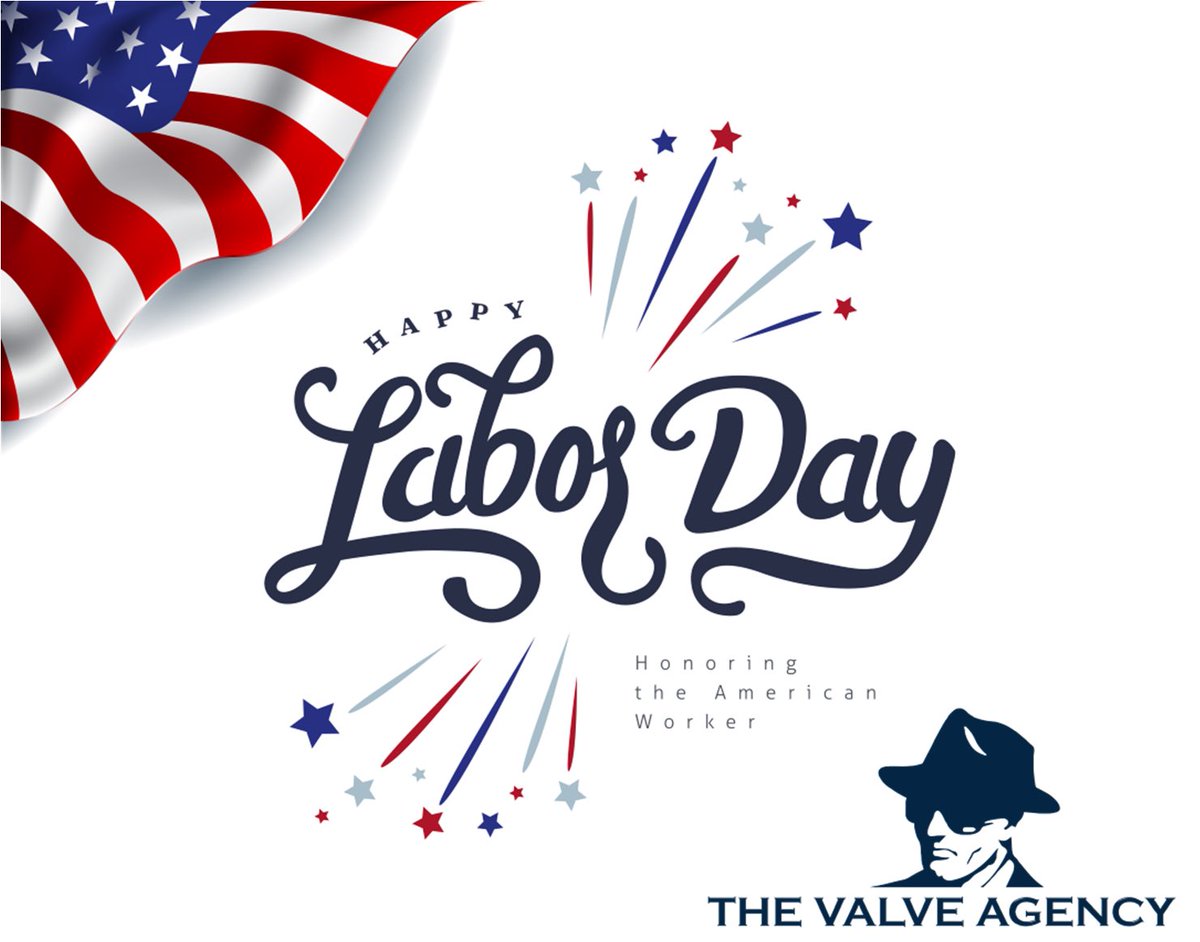 ValveAgency's tweet photo. Happy Labor Day!

#LaborDay https://t.co/wk7q5D88CQ