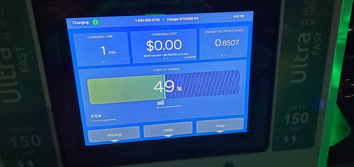 addos's tweet photo. At @ElectrifyAm in Statesville, nc. Getting 37kw. @RateYourCharge #rateyourcharge https://t.co/bakn2x7cQc