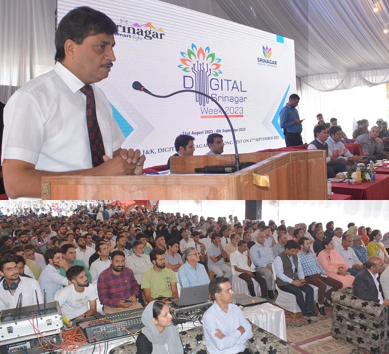 shah_Shakir_011's tweet photo. #DigitalJKWeek
Digital is empowering people and digitalisation is ensuring that there is no corruption. Digitalisation has vastly improved the public delivery of services and the development in Srinagar has been due to it.Chief Secretary, Dr Arun Kumar Mehta.
@OfficeOfLGJandK https://t.co/ZttJJPo9G7