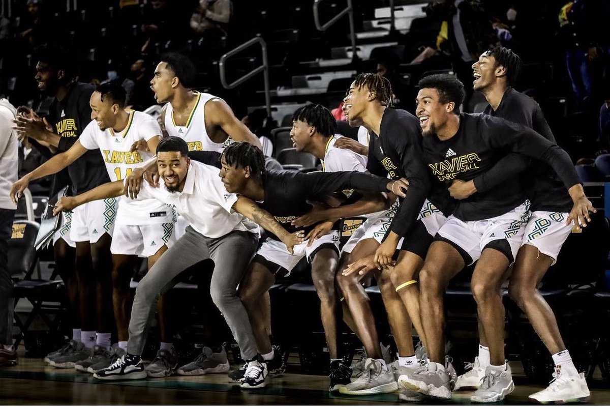 babynellfr's tweet image. AGTG beyond blessed to receive an official scholarship offer from Xavier University 💛🖤💚! @CoachAJWMS @XULACoachTyrone @xulambb