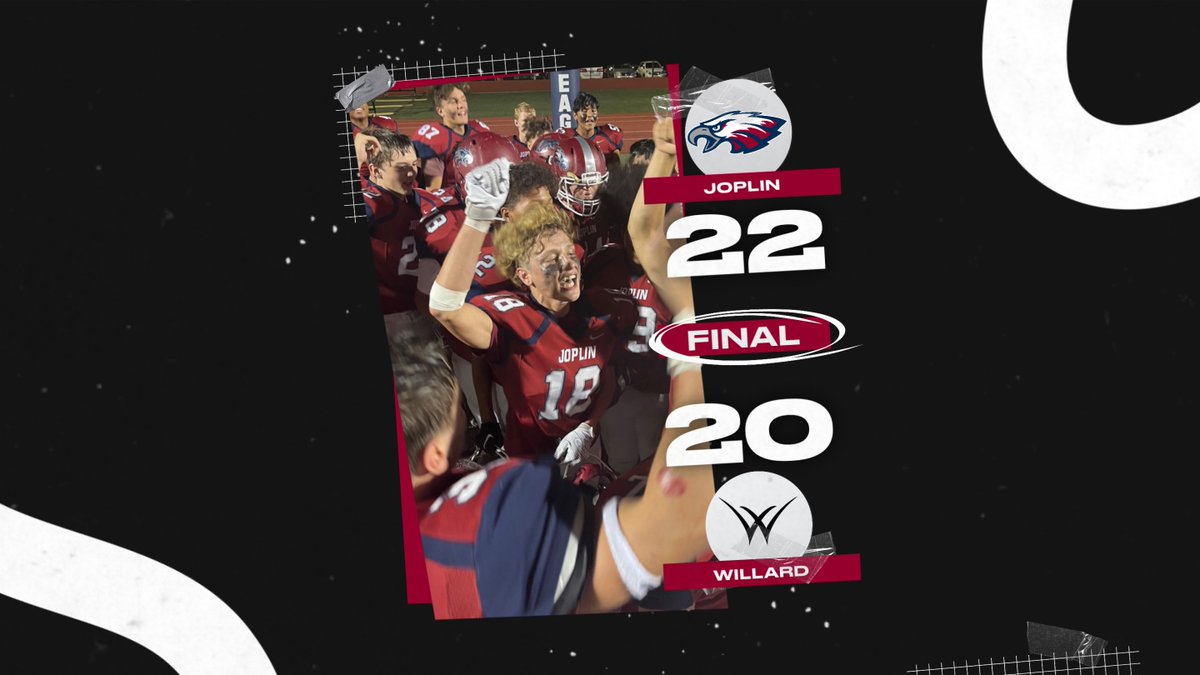 JoplinFootball's tweet photo. Freshmen Eagles WIN!!! #GoEagles 🦅 https://t.co/HuVMGdiwrL