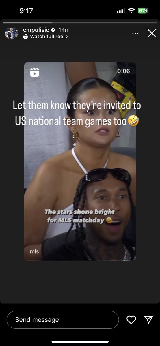 ManagerTactical's tweet photo. Pulisic’s IG Story! 
Call them out Christian, call them out!! https://t.co/z3Ddvg7d1L