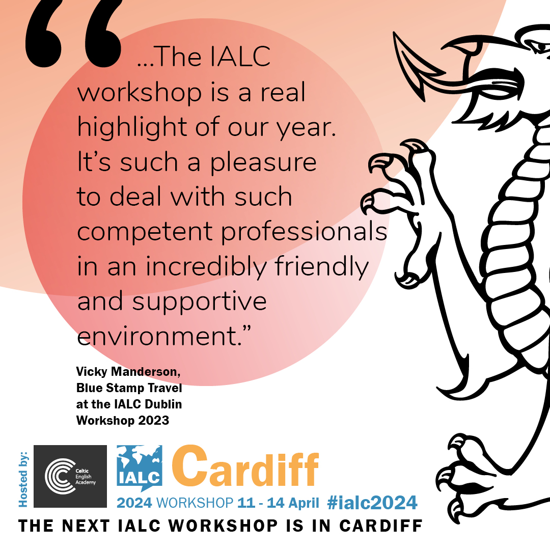 ialc_languages's tweet photo. Join us for the 2024 IALC Workshop in Cardiff and do business with the best in the industry. β
Register your interest. Visit https://t.co/QfIPouAZGv to find out more
#ialcworkshop #ialc2024 #ialc #qualityagents #qualityschools #networking β
#studytravelworkshop https://t.co/jjD9jgDkwP