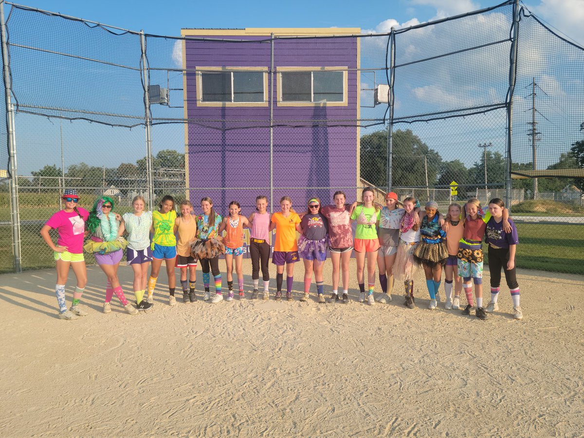 Ingersoll MS Softball had a "mismatched practice" today. They wrap up their regular season tomorrow at home against East Peoria Central JH.