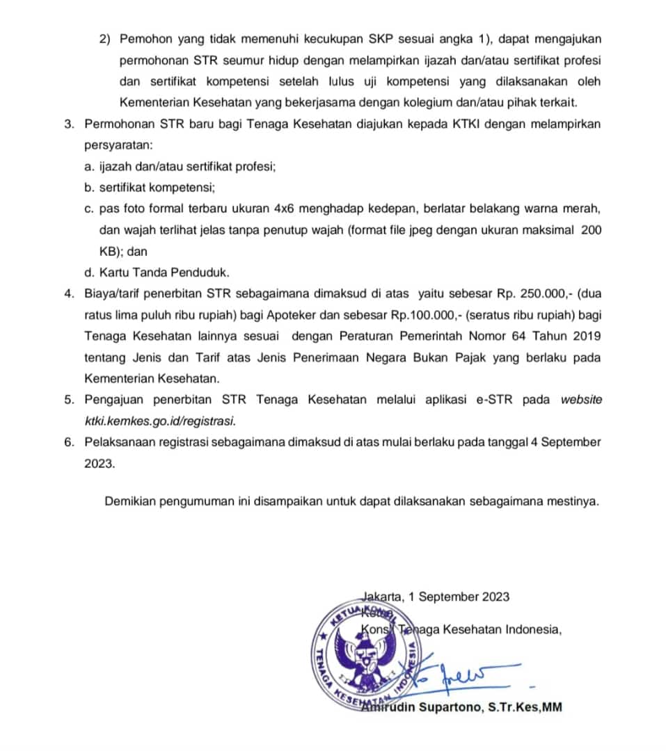 anakfarmasi02's tweet photo. SILAKAN DIBACA TEMAN-TEMAN
IMPLEMENTASI PENYELENGGARAAN REGISTRASI TENAGA KESEHATAN
#STR #STRSEUMURHIDUP #NAKES #AF02 https://t.co/hKkY4pri0z