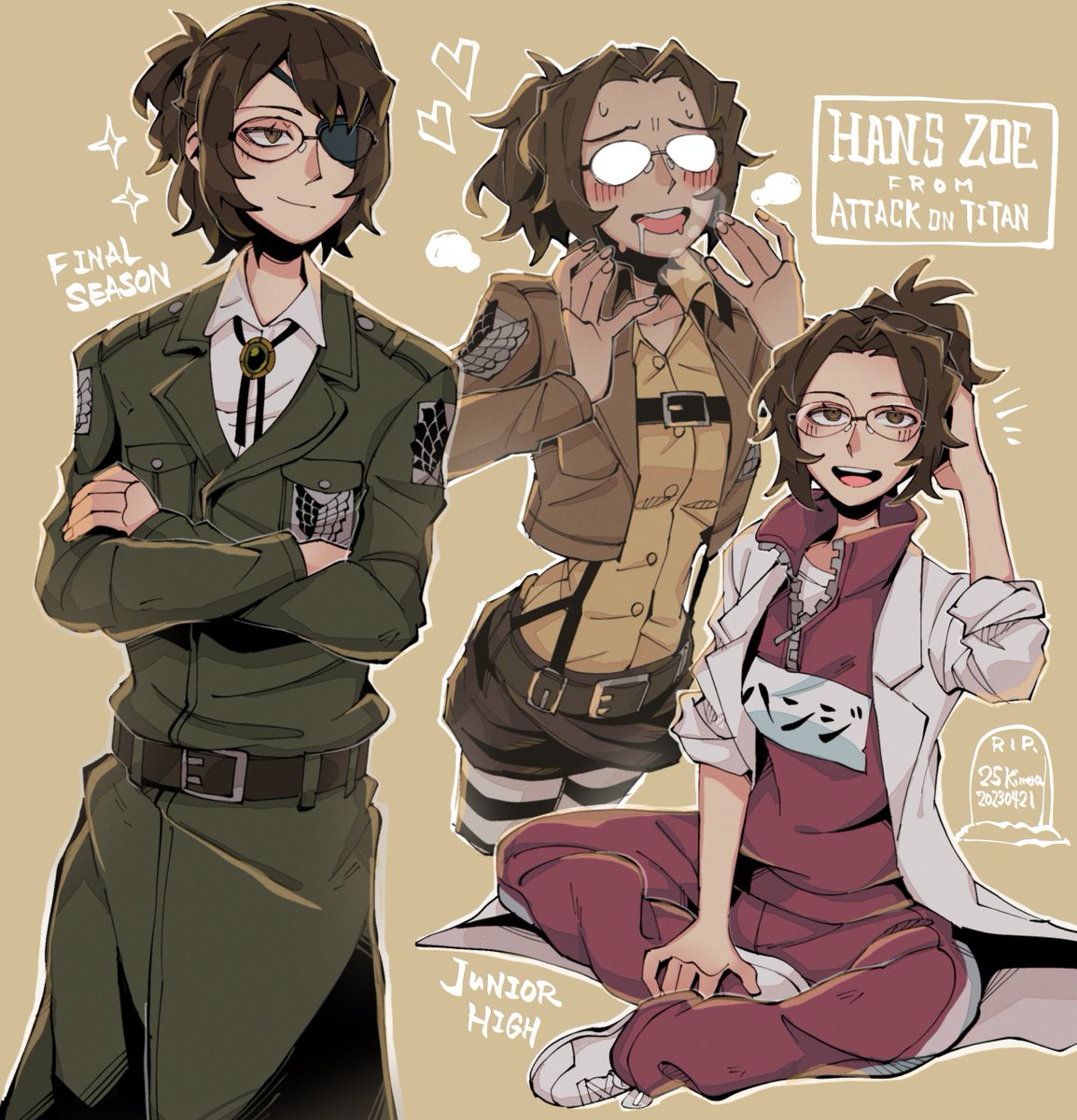 Happy Birth Day Hange!!🥹💜 #ハンジ生誕祭2023 #ハンジ・ゾエ生誕祭2023