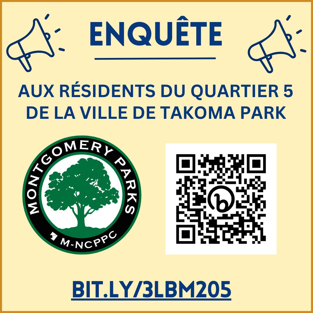 CMHonzak's tweet photo. 📣WARD 5! The English results of my Sligo Creek Park CIP survey are IN, but my survey is now available in FRENCH, AMHARIC, &amp; SPANISH, too. PLEASE send this to your Ward 5 neighbors who speak these languages ASAP so I can have the results by the @MontgomeryParks hearing on 9/7! https://t.co/3El1B1VgOe