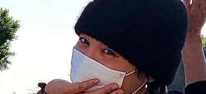 not even a mask can hide jimins eye smile 🥹