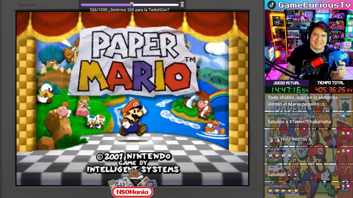 ✨ #NintendoSwitchOnline Mania [61/217]

¿De qué trata? 🤔

🕹 La "NSOMania" es el DESAFÍO de terminar TODOS los JUEGOS #retro de la #nintendoswitch

¡Bienvenido a mi STREAM y diviértete! 💜

➡️ Twitch.tv/GameCurious ⬅️