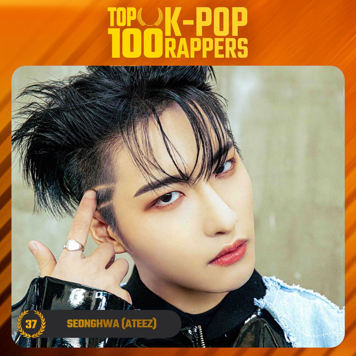 TOP100KPOP's tweet photo. TOP 100 – K-POP RAPPERS

#37 Seonghwa (#ATEEZ)

Congratulations! 🎉 https://t.co/3HzenRYpI2