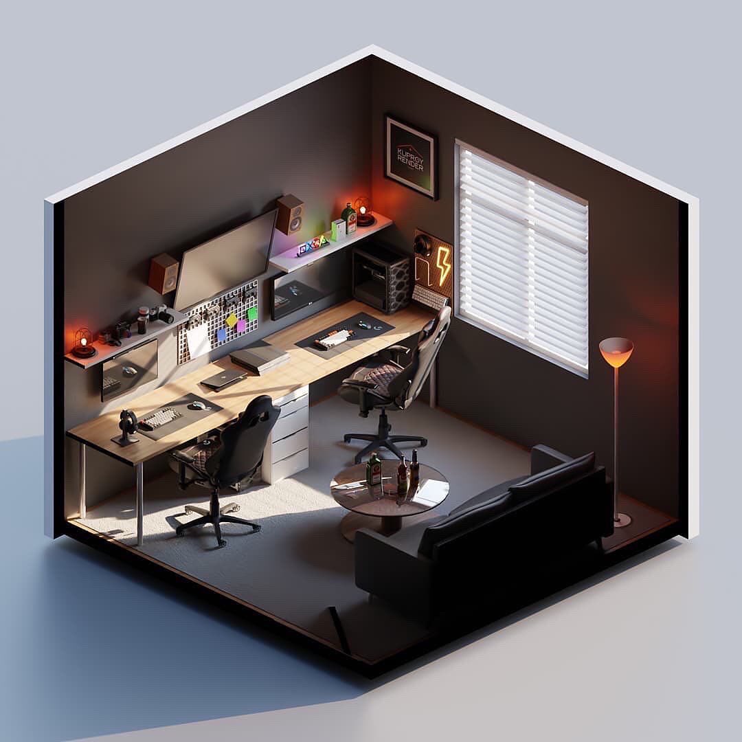 3dgamingsetups's tweet photo. Work, play, stream, movies from DreamWorks in one room while drink Crush Soda 🔥💎 imagine how was your day if this happens 🖤❤️ #Gamingroom #GamingSetup #Workspace #WorkOffice #interiordesign #3dDesign #RoomDesign #bachelor
Credit : kuproy.render https://t.co/ghuC7I4MJ0