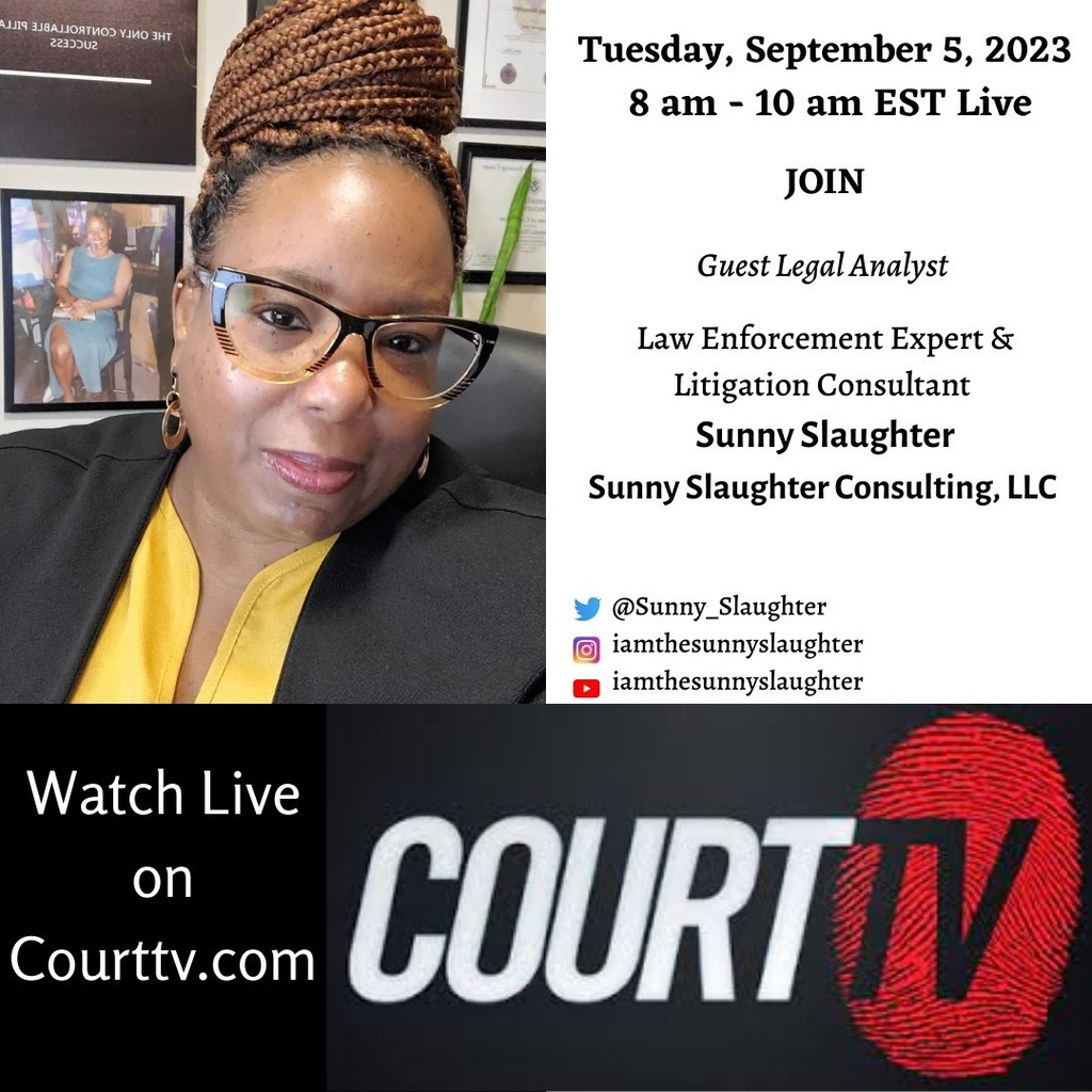 Sunny_Slaughter's tweet photo. Tomorrow is a full day of crime, murder, and mayhem. Join me Live!!
#courttv #lawandcrimenetwork #lawenforcementexpert #litigationSME
#sunnyslaughter #sunnyslaughterconsultingllc #truecrime #truecrimecommunity https://t.co/WDEwhPOfnk https://t.co/YNU8g2kMUa