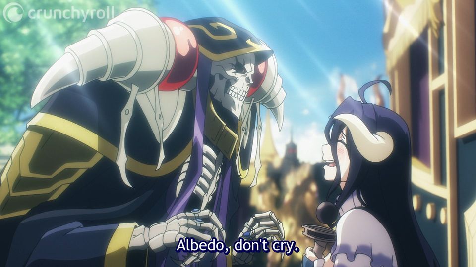 Crunchyroll - Albedo is a good girl 🙈 (via Overlord IV)