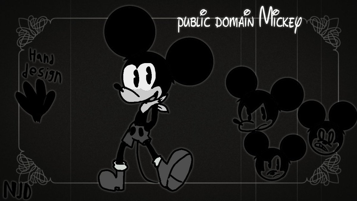 Public domain Mickey mouse (fan made pd Oswald :p)
#PublicOzwald