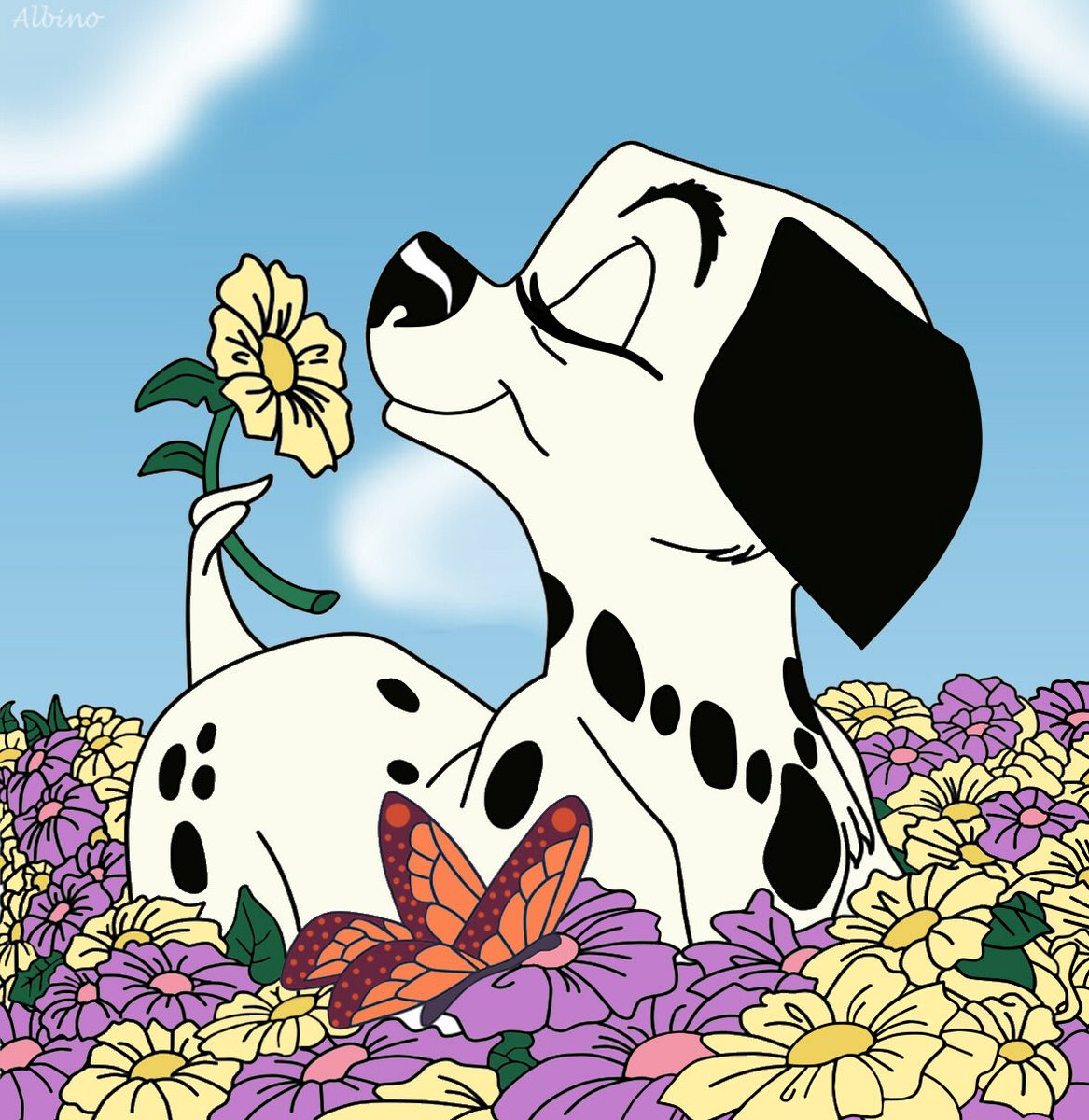 I'm Jewel, the Prissy Spoiled Diva of the 15 original 101 Dalmatains Puppies. I don't like my brother's Wizzer's constant howling or my brother's picking on me. They really need to learn how to treat a lady! 
"What does it take to be treated like a lady?" 
#101DalmatainsRP
#Jewel