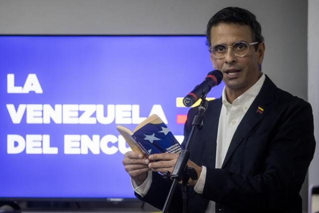 El deshabitado candidato a las primarias opositoras en Venezuela Henrique Capriles reconoció la falta de ambiente electoral de cara a los comicios, que se celebrarán el  22 de octubre, por lo que considera un 'desafío gigantesco' para el antichavismo. 

#MeEncantaVenezuela