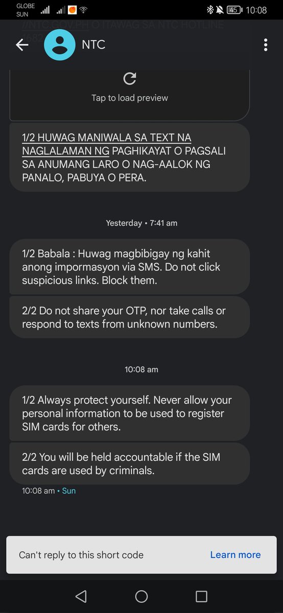 rvercel's tweet photo. Akala ko ba pag nag sim register na, mawawala na to? 🤔 https://t.co/qgD8vmZjDH