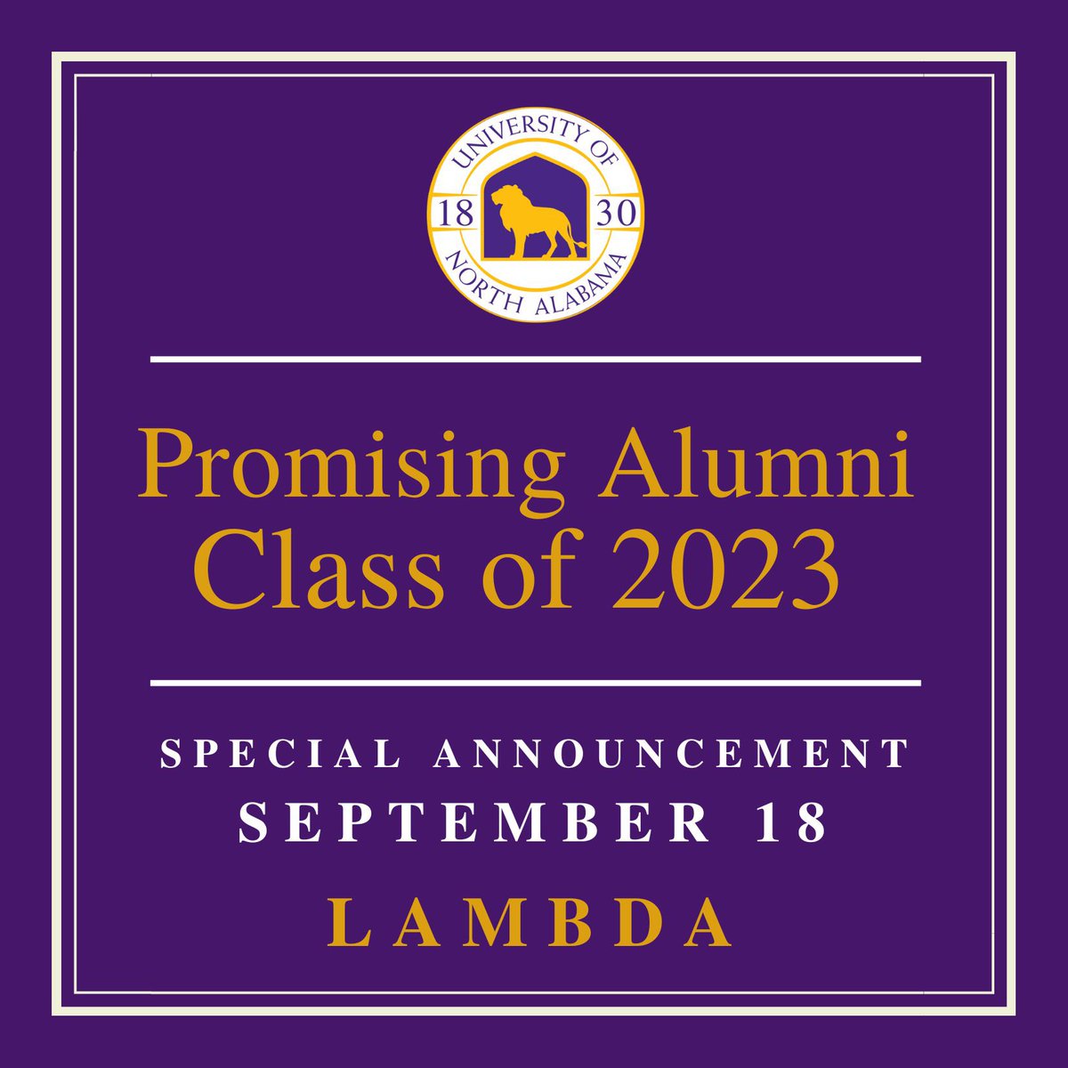 UNA_Alumni's tweet image. #SaveTheDate #Class30 🚨🏛️