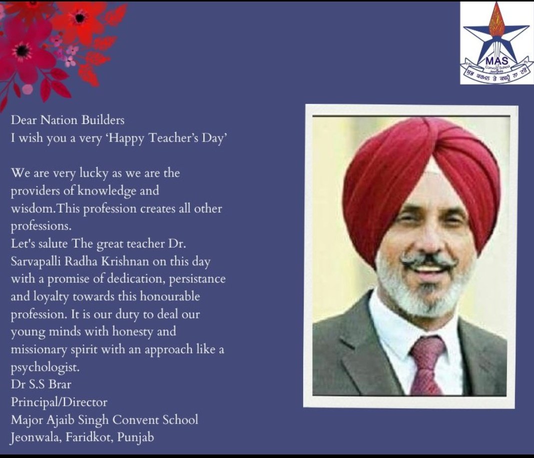 MASCONVENTSCHO1's tweet photo. #HappyTeachersDay #Mas #masconventschool #NationBuilder #creators #sarvpalli #DrRadhakrishnan https://t.co/VrIVltmGjT