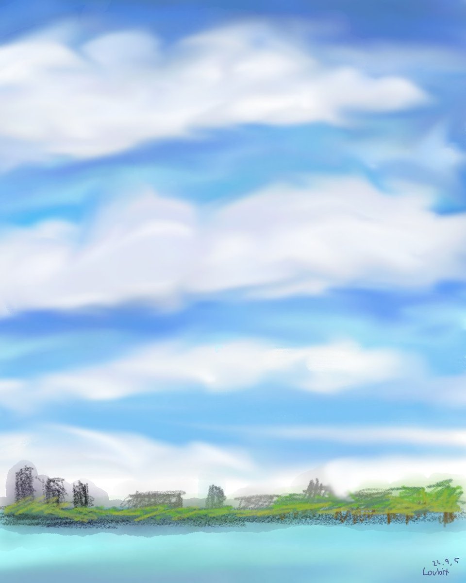 drawing_lovbit's tweet photo. 하늘 구름 그려보기.
연습이 많이 필요해ㅎㅎ
그래두 이렇게 쌓이면..언젠가는 ..! https://t.co/PMzHdgHCJc