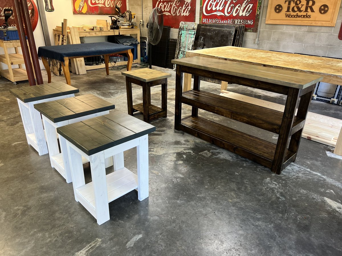 Allin. #pleasantviewtennessee #tn #springfieldtennessee #ky #nash #clarksvilletennessee #nashville #ashlandcitytennessee #happy #sidetables #entrywaytable #wood #teal #handmade #coffee #drinkup #i #tried #fook #it #champion #old #watch #usa #hustle #grind #open #close #skills