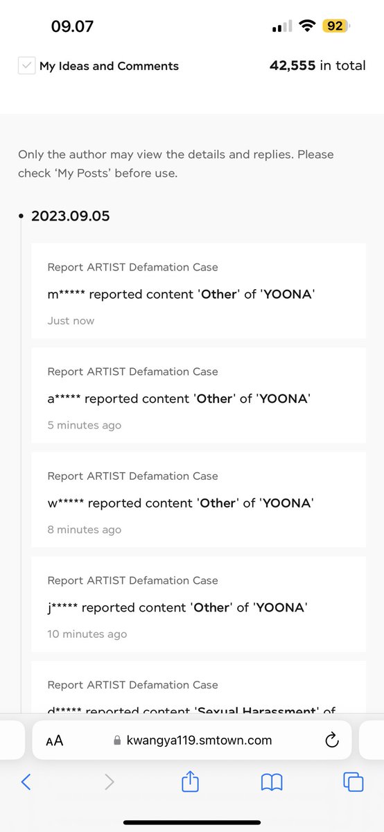 yoonarchived's tweet image. go check @ProtectYoona and please do help to report that fan! you can make another report every 10 minutes. and remember don't engage with that fan! thankyou🙏🏻