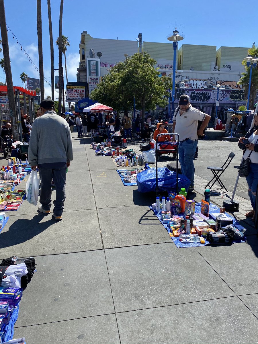 ukgirlinsf's tweet image. Has city of San Francisco &amp;amp; @SFPD given a pass to the ‘sellers’ on Mission at 16th? Bet your bottom $ most of these goods are stolen! So have to wonder why selective in arresting some folks but not others? @sfchronicle @sfbos @sfgov @KPIXtv @KTVU @abc7newsbayarea CNN #stolenitems