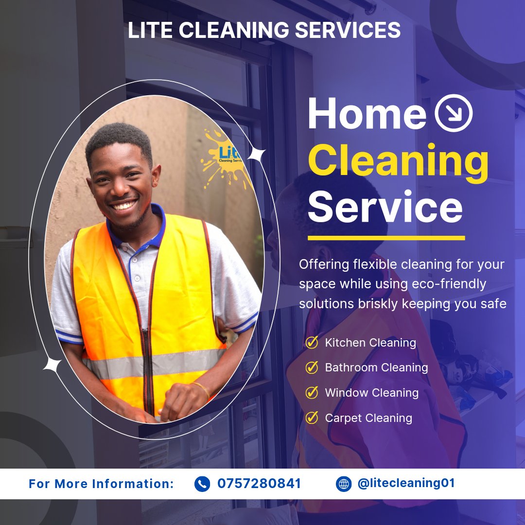benjiethecleanr's tweet image. Elevate Your living space. 

Swiftly elevate comfort and  productivity with a pristine living environment. Choose brilliance.
☎️0757280841/0781372369

#SparklingSpaces #LiteCleaningServices