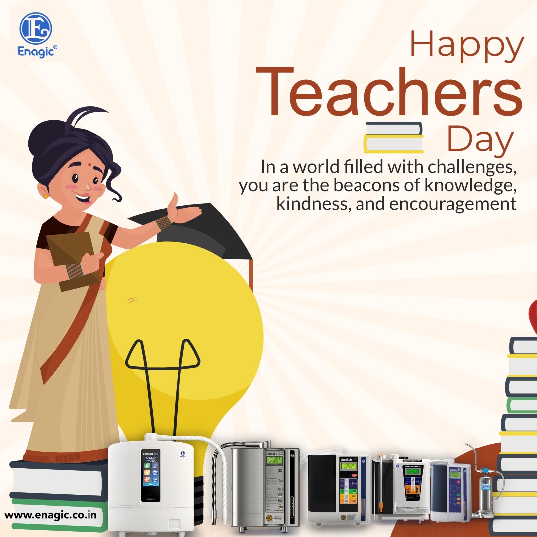 To the teachers who go above and beyond,
your impact reaches far beyond the classroom. Have a wonderful Teachers' Day!
.
#teachersday #teachersday2023 #teachersupport #enagicwater #kangenwater #enagicindia #antioxidant #kangenwater #KangenMachine