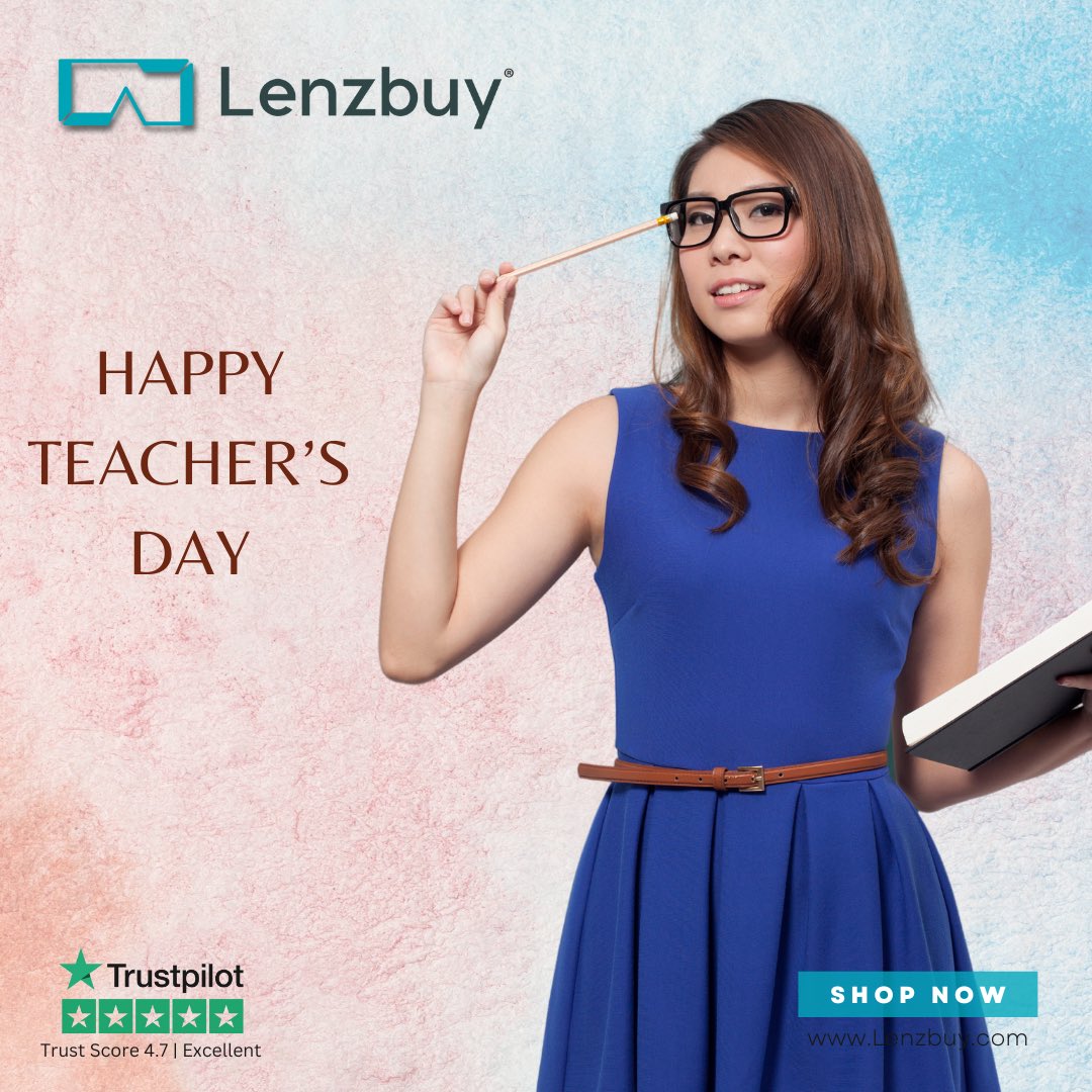 lenzbuy's tweet photo. The best teachers teach from the heart, not from the book
 
FESTIVE OFFER is the perfect way to celebrate Teacher’s Day!

https://t.co/RFeODEtYOO

#lenzbuy #lenzbuyoptics #visioncare #eyewearstore #eyewearbrand #eyeglasses #sunglasses #contactlens #trendyglasses #TeachersDay https://t.co/qM0pa2SwSr