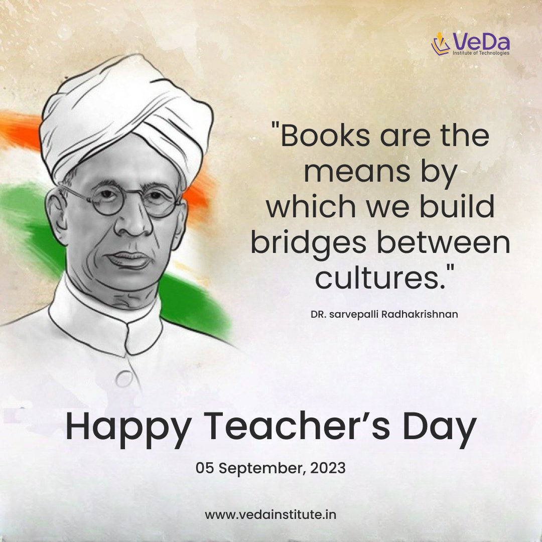 VedaInstitute's tweet photo. Behind every successful student, there’s a remarkable teacher. Thank you for your unwavering support! 
Happy Teachers Day

#teachersday #sep5 #teachersday2023 #student #teacher https://t.co/RcrkJnYNnk