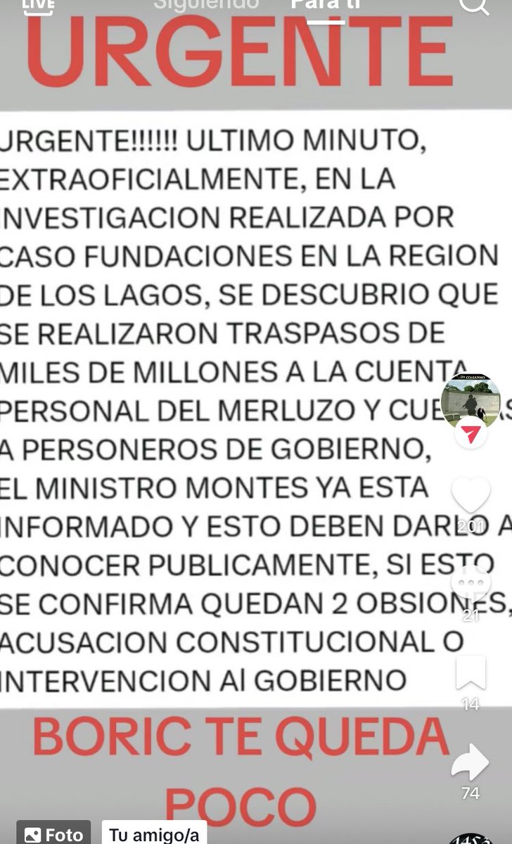 medusaglo's tweet photo. SE REALIZARON 
TRASPASOS DE FONDOS A CTA DE BORIC Y CARLOS MONTES ESTÁ ENTERADO ….
😡😡😡😡😡😡😡😡 https://t.co/x3Qx9ZxiXE