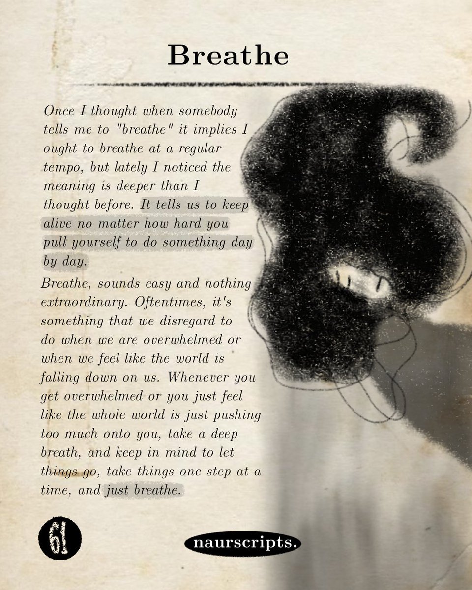 literarybase's tweet image. karya — If life starts overwhelming and feels like an unfair competition, breathe, and read this