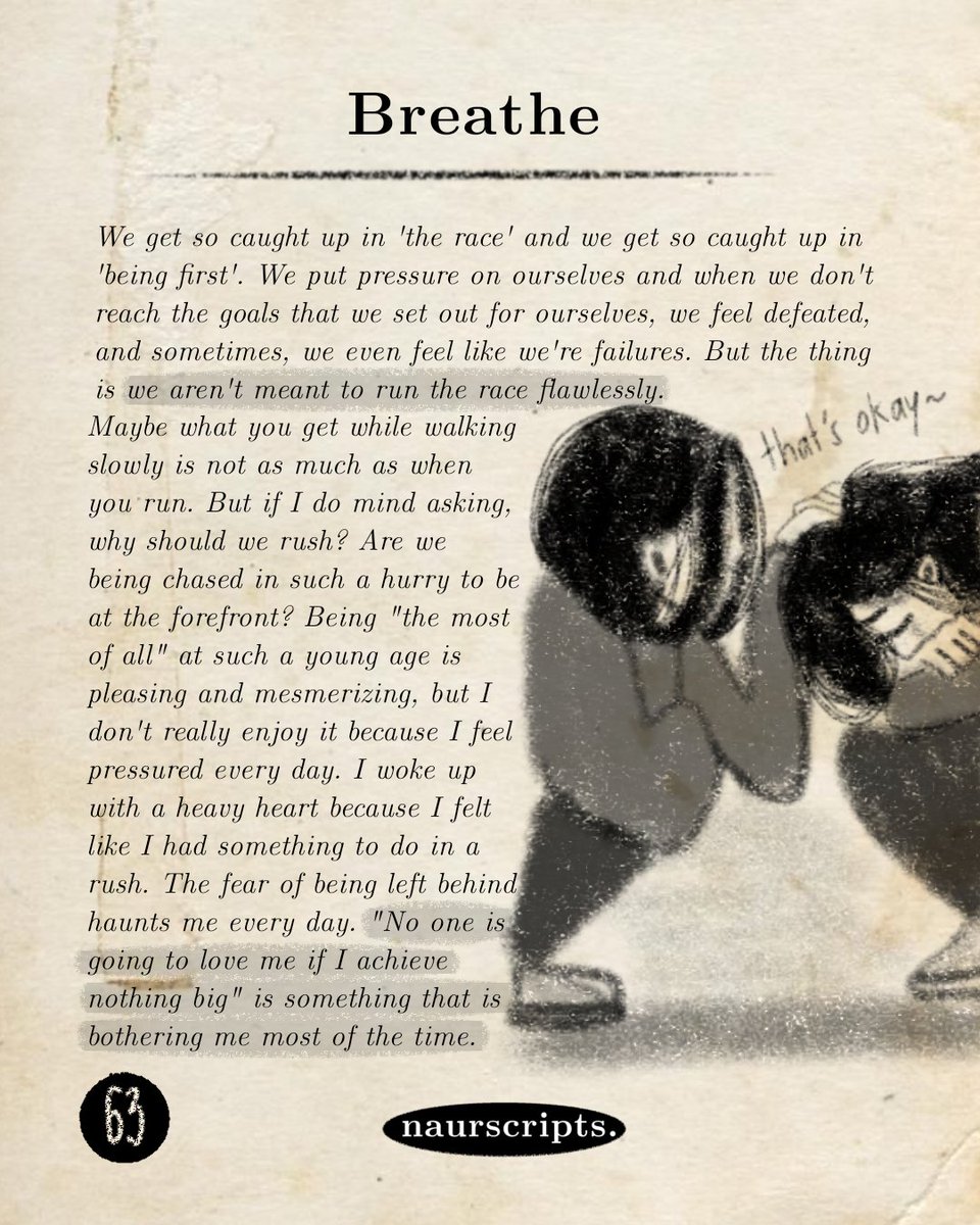 literarybase's tweet image. karya — If life starts overwhelming and feels like an unfair competition, breathe, and read this