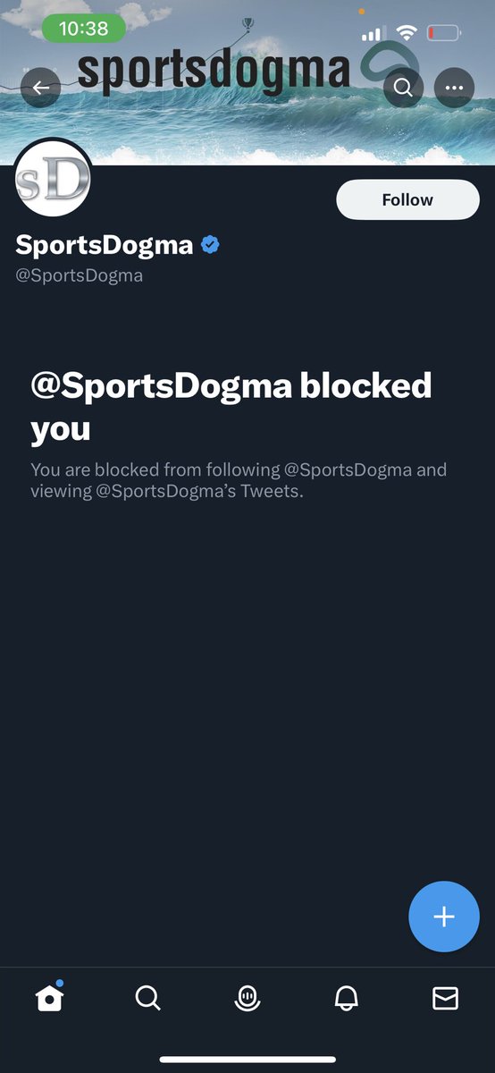 ClayBobBets's tweet photo. Yo this is what’s wrong with gambling twitter. This guy can’t even have a discussion, just blocks instantly when you’re spitting facts at him 🤷🏼‍♂️ @SportsDogma @SportsDogmaVIP https://t.co/37SwICYzgS