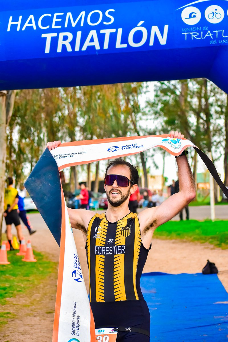1er Puesto en la 4ª Fecha del Campeonato Nacional de Duatlón en Durazno! A un triunfo de repetir por cuarto año consecutivo el título nacional! A seguir trabajando ⚒️💛🖤