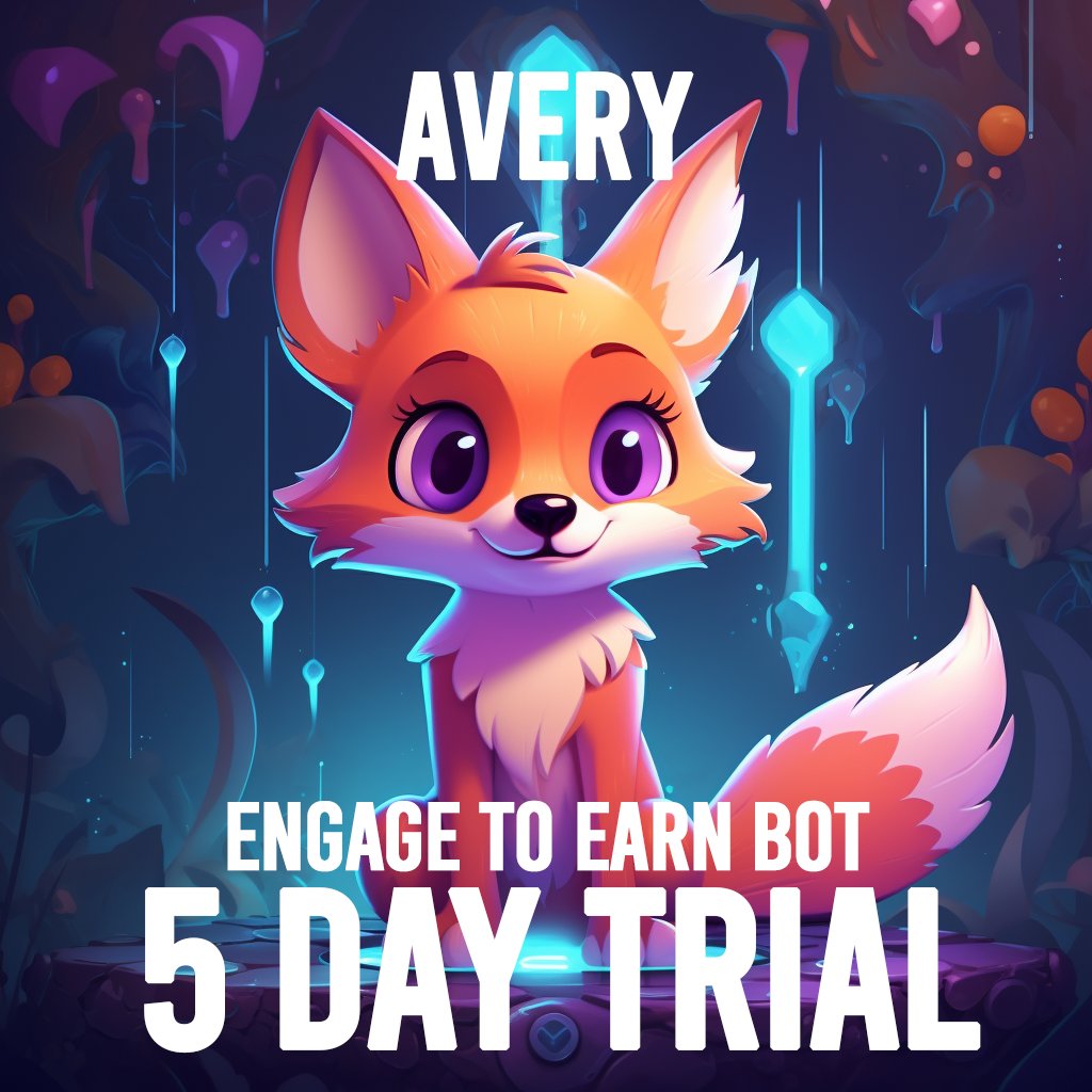 NOW IS YOUR CHANCE!!

Secure a FREE 5 day trial to use Avery! 

Open a ticket on our Discord and get the bot TODAY!