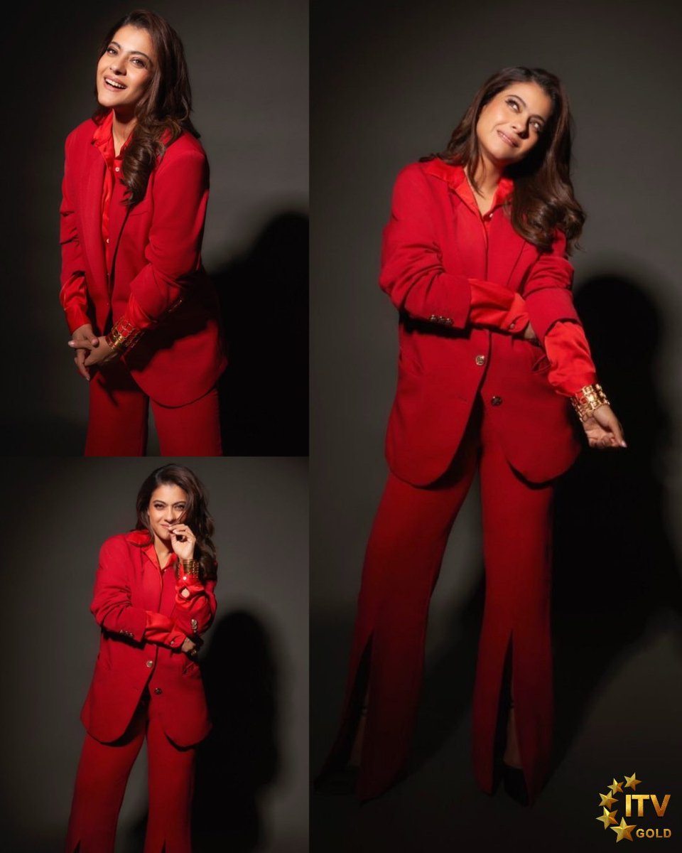ITVGold's tweet photo. #Kajol sets the bar high for power dressing! โค๏ธ๐ฅ๐ผ
#BossBabeStyle #ForeverQueen #MustFollow #CelebLife #Bollywood #Entertainment #viralposts #follow #ITVGold #NewsIndiaTimes #DesiTalk #ParikhWorldWideMedia https://t.co/T8ig63gj1w