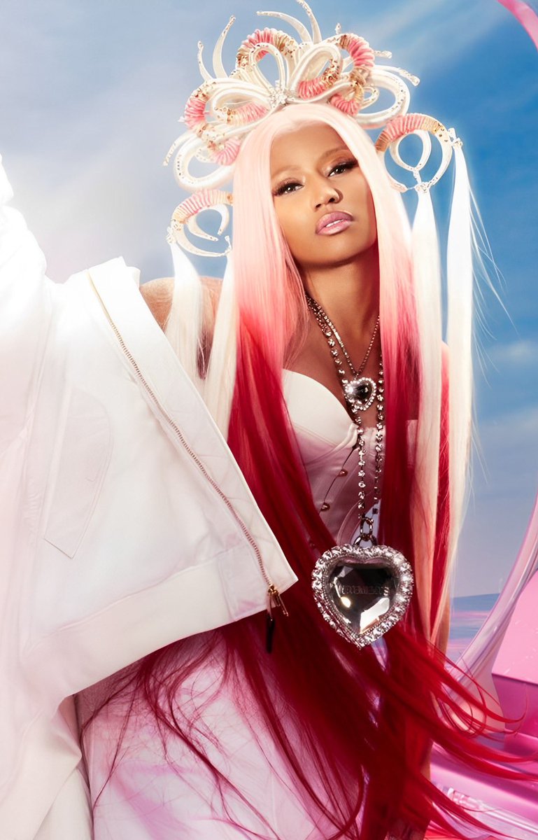 Nicki Minaj looks absolutely impeccable for the 'Pink Friday 2' album cover shoot. 🎀