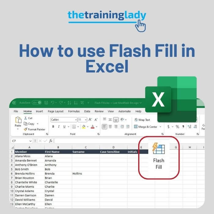 Never used Flash Fill in Excel then this is your chance to see what it is and how to use it. Check it out now. thetraininglady.com/flash-fill-in-…
#Excel #Formula #MicrosoftExcel #DataAnalysis #DataAnalytics #Chart #ExcelTips #ExcelTricks #ExcelTraining #Microsoft365 #Office365 #Microsoft