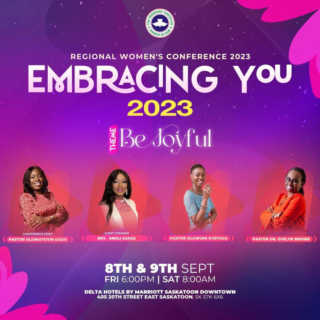 RccgNAR10's tweet photo. We are ready for #2023EmbracingYOU Conference #BeJoyful @PastorTeeD https://t.co/3w3AURfKmn