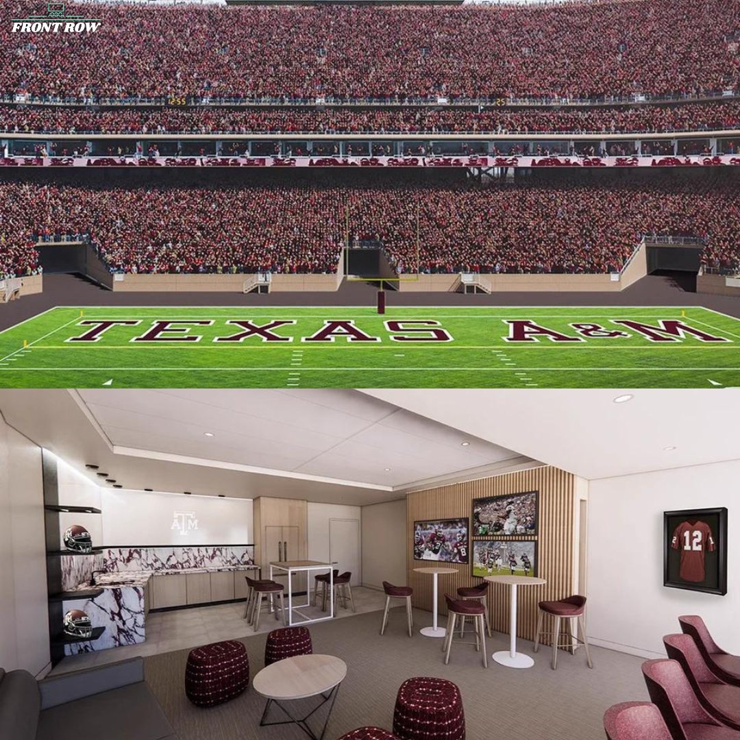 Texas A&M is adding 23 luxury suites at Kyle Field, ensuring premium seating on all sides of the stadium to support its 20 sports teams. 🏟
.
#texasamaggies